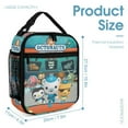 thumbnail image 2 of Octonauts Lunch Bag, Insulated Lunch Tote for Women Men Large Lunch Box Container Reusable Leakproof Tote for Office, Work, School, Beach Or Travel, 2 of 8