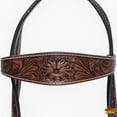 thumbnail image 5 of HILASON Western Horse Headstall Breast Collar Set Tack Genuine American Leather, 5 of 8