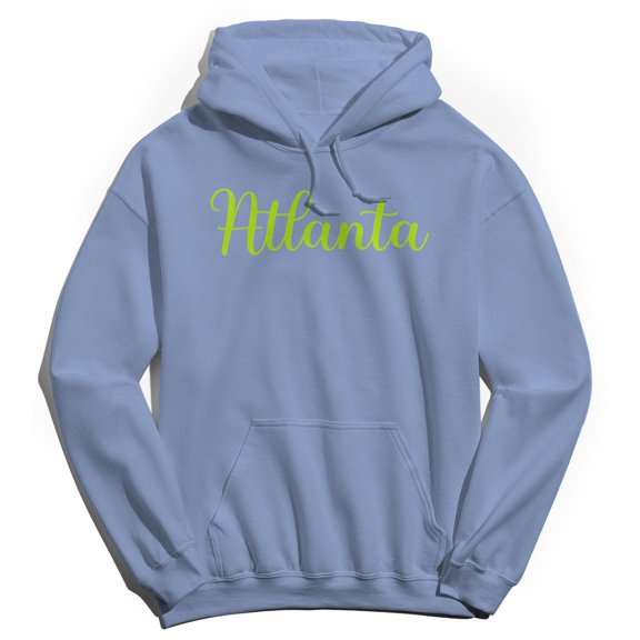 Atlanta Humor Graphic Royal Men's Crewneck Sweatshirt Hoodie