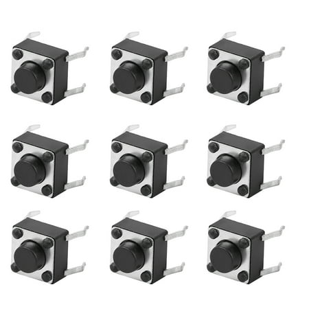 750PCS 15 Value Tactile Push Button Switch, Light Touch Micro Tact Switch Used in Electronics