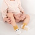 thumbnail image 4 of CUZIBR Kids Non Socks Toddler Anti Slip Socks Full Silicone Grips Bottom Breathable Low Cut Indoor Floor Socks Indoor Play Learning Walking Socks For Children 2 12 Years,3-5 Years, 4 of 7
