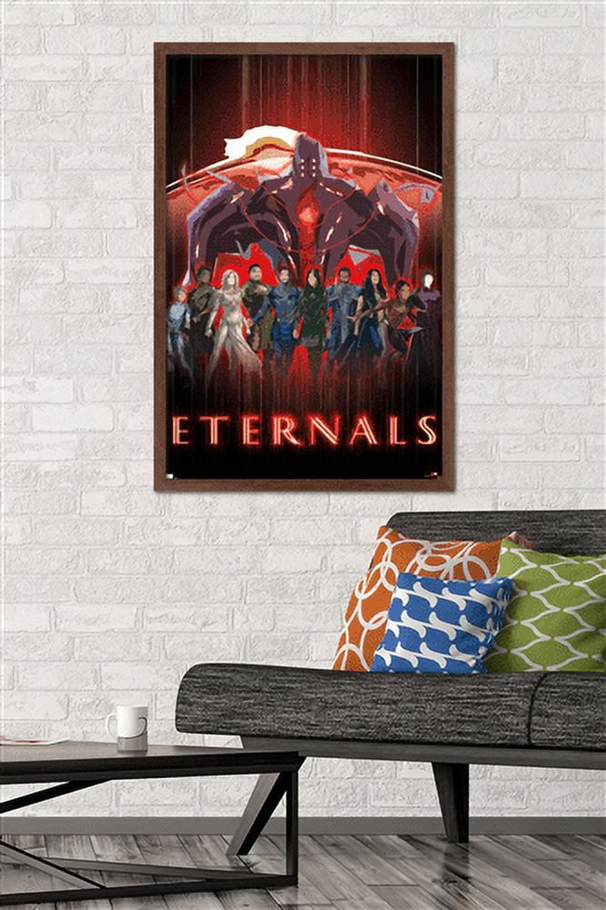 Marvel Eternals - Shadow Wall Poster, 22.375" x 34", Framed
