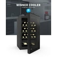 KUPPET 27 Bottles Wine Cooler, Compressor Freestanding Chiller