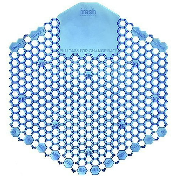 Fresh Products Écran Urinoir 3D Wave, Fleur de Coton, 10 Pcs