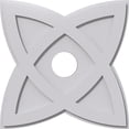 thumbnail image 1 of Ekena Millwork CMP20CM-04000 20 Po OD x 4 Po ID Carré Cosmo Architecture Grade Médaillon de Plafond Contemporain PVC, 1 of 1
