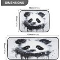 thumbnail image 3 of Coolnut Kitchen Rugs 2 Piece Waterproof Non Slip Kitchen Mat Panda Kitchen Rug Set for Sink Office Kitchen Cafe, 19.7"x47.2"+19.7"x27.6" Home Decor Gifts, 3 of 7