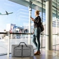 thumbnail image 5 of Bolsa de viaje plegable para hombre y mujer, 65L fin de semana, con plantilla y bolso impermeable, 5 of 5