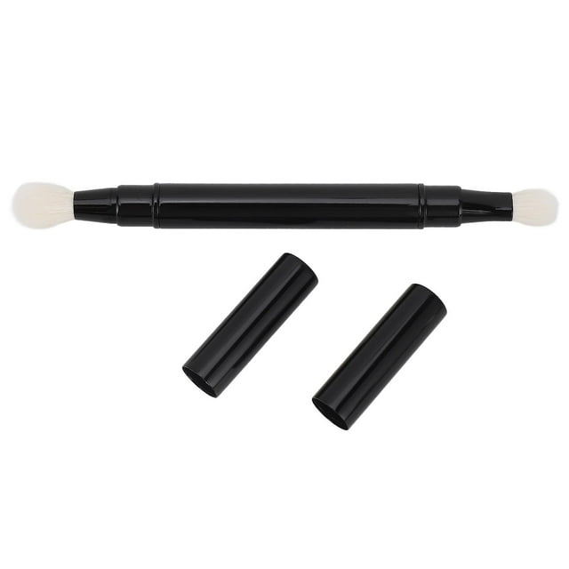 Double Eyeshadow Brush, Retractable and Portable, Eye Makeup Brush, Ideal for Outdoor Travel
