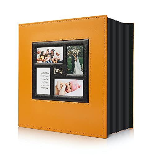 Photo Album 4x6 600 Pockets Photos Extra Large Capacity Family Wedding Picture Albums Holds 600 Horizontal And Vertical Photos 600pockets Light Brown Walmart Com Walmart Com