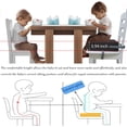 thumbnail image 3 of Asiento elevador Eiury para mesa de comedor de piel sintética para niños pequeños, 3 of 7