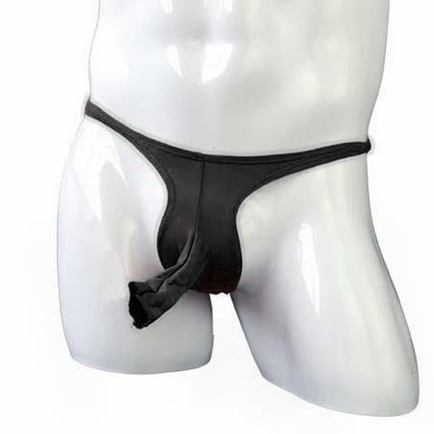 XZNGL Mens Thong Underwear Sexy Mens Fashion Sretch G-String T-Back Micro  Thong Briefs Underwear Mens Underwear Briefs Mens Briefs Sexy 