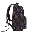 thumbnail image 3 of Fotbe Vinyl Records Musical Notes Mochila Casual con Estampado para Escuela, Viajes y Actividades al Aire Libre - Duradera, Ligera y Cómoda, 3 of 5