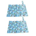 thumbnail image 4 of 26-27 2pcs Two Zippered Baby Wet Dry Bags Waterproof Washable Baby Cloth Diapers Bags For Travel Storage, 4 of 4