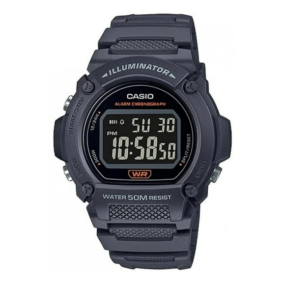 Reloj Casio hd Digital Grey W219H-8BV Casio casio W219H-8BV
