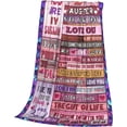 thumbnail image 4 of Yibo Christmas Birthday Gifts Blanket Flannel Soft and Comfortable Anti-static Bed Sofa Blanket, 4 of 9