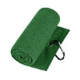 thumbnail image 2 of lacooooppia Golf Towel Golf Club Towel Good Absorbent with Clip Holder Golf Accessory Comfortable Golf Ball Cleaning Towel Golf Bag Towel Green, 2 of 8