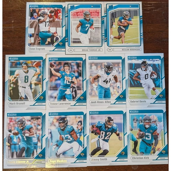 2024 Donruss Jacksonville Jaguars NFL Team Set Trevor Lawrence