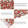 thumbnail image 6 of Winter Scarves for Women Watermelon Slices and Plumeria Flowers Fashion Pashmina Shawl Wraps Long Blanket Scarf for Fall Spring, 6 of 10