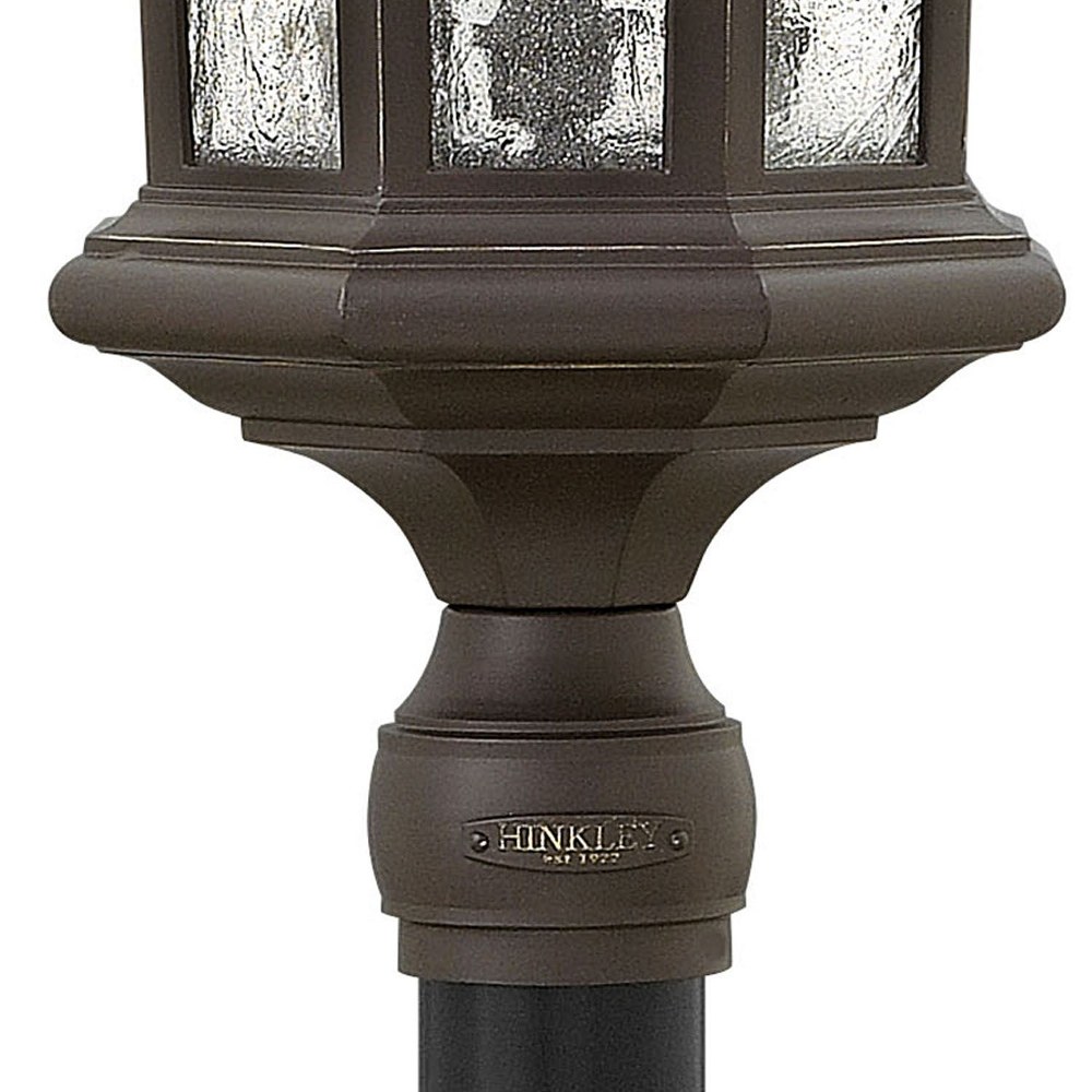4 Light Large Outdoor Low Voltage Post Top or Pier Mount Lantern in Traditional Style 11.75 inches Wide By 26.25 inches High-Museum Black Finish-E26
