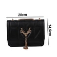 thumbnail image 2 of Crossbody Bags for Women Leather Ladies Shoulder Purses with Chain Strap, 2 of 6