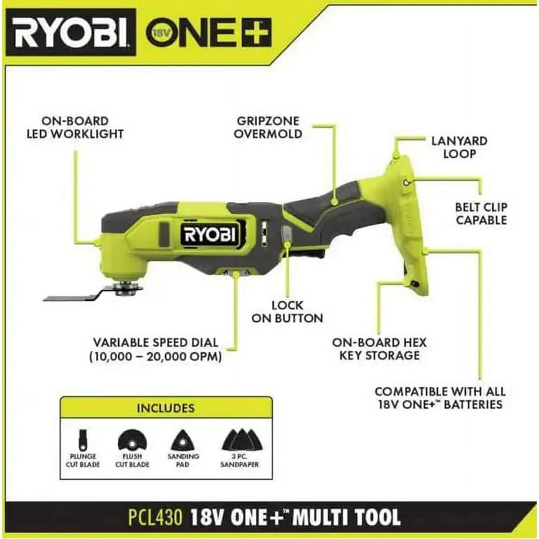ONE+ 18V Cordless Multi-Tool (Tool Only)