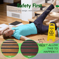 thumbnail image 5 of Anti Slip Grip Tape, Non-slip Traction Tapes with Glow in the Dark Reduce the Risk of Slipping for Indoor or Outdoor Stair Tread Step and Other Slippery Surfaces - Keeps You Safe, 4" x 16"Ft, 5 of 8