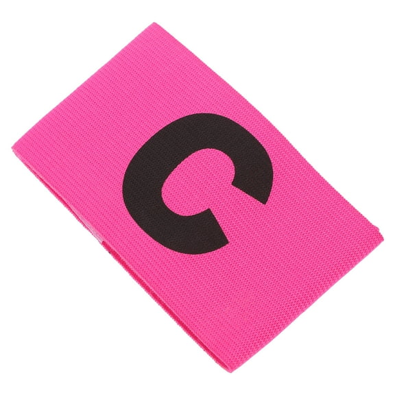 CTIRCHIU 1Pack Rosy Nylon Captain Armband for Captain Bands Soccer Adult and Team Sports Equipment