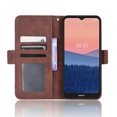 thumbnail image 3 of Case for Nokia C21 Cover Adjustable Detachable Card Holder Magnetic closure Leather Wallet Case - Brown, 3 of 5