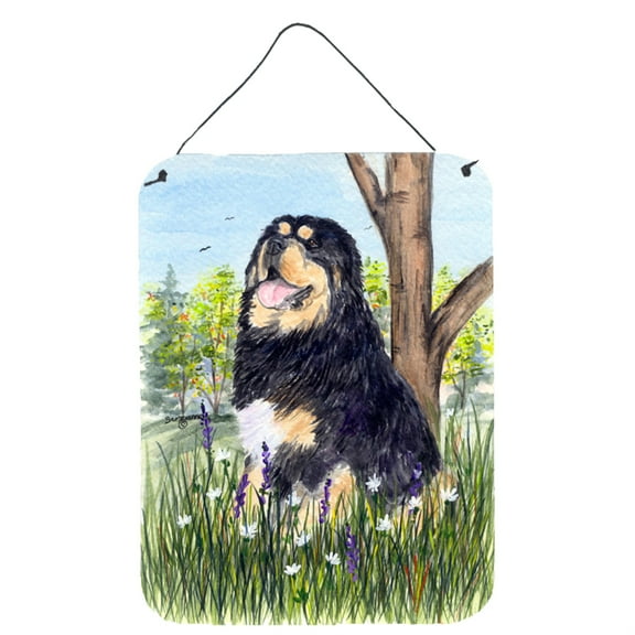 Tibetan Mastiff Aluminium Metal Wall or Door Hanging Prints