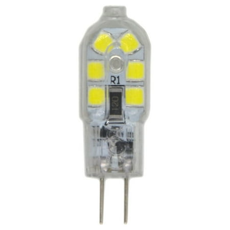 

10pcs G4 DC12V 1.5W 150LM 6000-6500K SMD 2835 12-LED Bulbs Lamps Lights Transparent Shell (White)