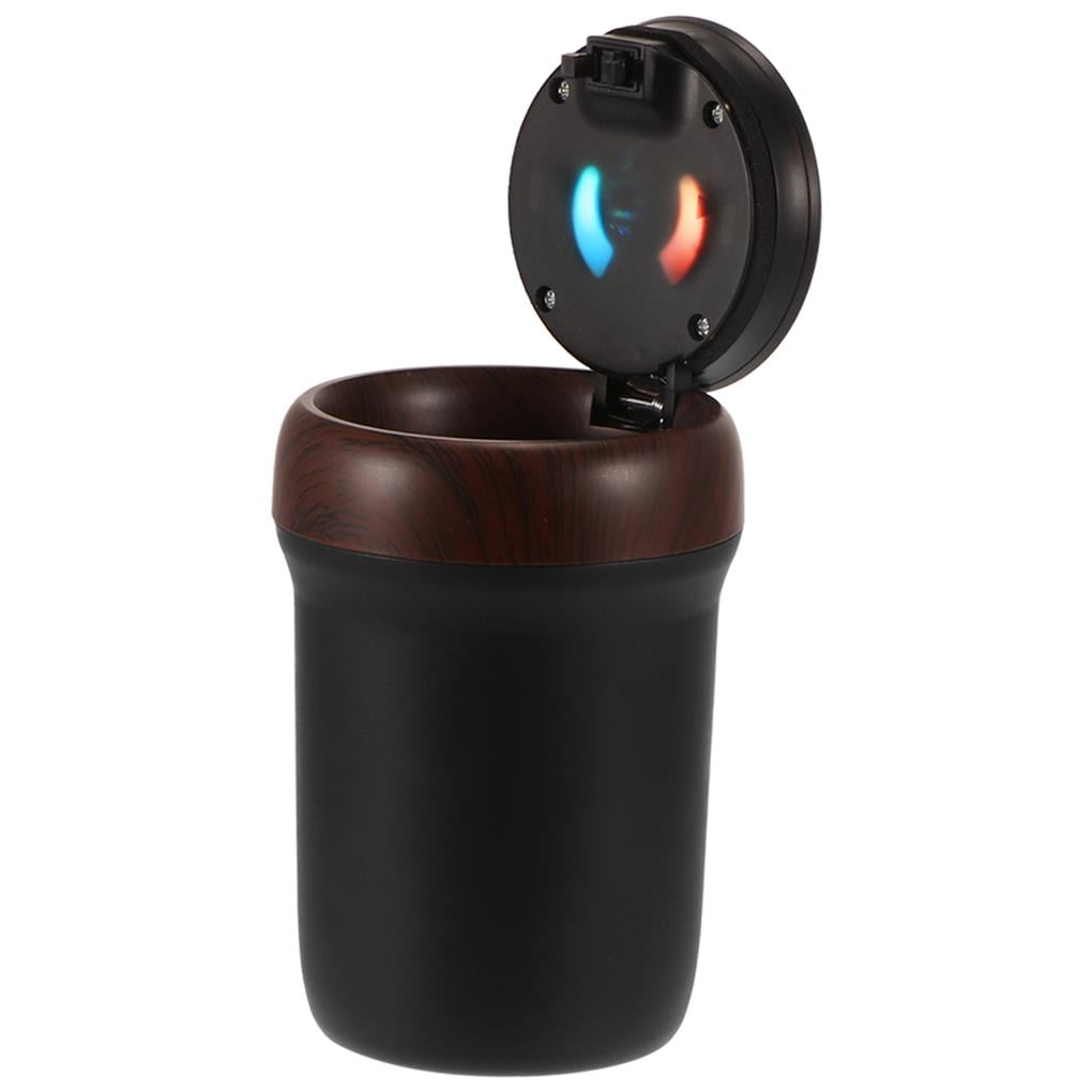 Portable Car Ashtray Creative Ashtray Box Mini Car Trash Can with Lid Smokeless Ash Tray with