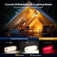 thumbnail image 3 of Linterna de Camping Recargable LED Portátil Clemas, Impermeable IPX5, 3 of 8