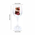thumbnail image 3 of Stocking Christmas Wine Glass 12oz, Holiday Stemware with Vivid 2D Print, Festive Xmas Party Table Decor & Hostess Gift for Wine Lovers & Family, 3 of 3