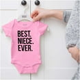 thumbnail image 6 of Best Niece Ever Cute Family Relative Bodysuit Jumper Girls Infant Baby Brisco Brands 18M, 6 of 6
