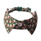 thumbnail image 2 of Collar navideño con pajarita para gato, disfraz navideño ajustable para gato verde, 2 of 9