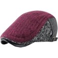 thumbnail image 5 of CoCopeaunts Newsboy Cap Retro Knitted Hat Casual Beret Newsboy Hat Winter Autumn Warm Cabbie Hats Drivers Cap for Women, 5 of 7