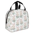 thumbnail image 2 of Vsdgher Rabbit And Flower Lunch Bag, Lunch Box for Women Adult Men, Lunch Tote Insulated Cooler Lunch Container for Work/Office/Picnic/Travel, 2 of 8