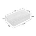 thumbnail image 5 of Dengjunhu Plastic Pencil Box with Snap-tight Lid, Clear, 5 of 7