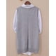 thumbnail image 2 of Suéter sin mangas con cuello en V para mujer, chaleco, cárdigan de punto, prendas de vestir, tops altos y bajos con bolsillo Ormromra WMZY-694-16, 2 of 3