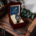 thumbnail image 5 of To Our Son, Graduation Gift for Son, Gift for Son from Parents, Gift from Mom & Dad, Luxury Openwork Watch for Son Graduation - Men's Openwork Watch - Mahogany Gift Box, 5 of 6