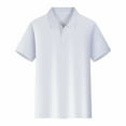 thumbnail image 2 of DHFJKG Women's And Men's Polo Shirts Workwear Summer Short Sleeve Breathable Polos, Sizes S-XXXXL, 2 of 5