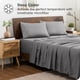 thumbnail image 2 of Juego de Fundas de Almohada Bare Home Cierre Tipo Sobre Colección Premium 1800 Doble Cepillado Ultra Suave Tamaño King 20 x 40 Gris Claro 2 Unidades, 2 of 6