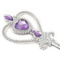 thumbnail image 4 of Hweilai Princess Elsa Crown Tiara and Wand Set — Silver Heart Jewel(Rose Red), 4 of 6