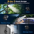 thumbnail image 2 of Pecham Portable Camping Shower, 6000mAh Rechargeable Shower Pump with Filtered Shower Head, 5 Gallons Foldable Bucket, Camping Light for Hiking, RV, Traveling, Car Washing, Pet Bath, 2 of 9