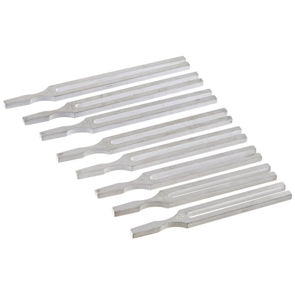 United Scientific TFSET8 Ensemble de Fourches d'Accord en Alliage d'Aluminium, 8 Fourches