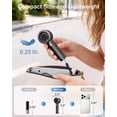 thumbnail image 6 of SWEETFULL Mini Fan Portable - Cute Handheld Turbo Fan with Rechargeable Battery, 5 Speeds, Small Hand Personal Travel Essentials for Women, Girls, Kids (Black), 6 of 7
