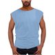 thumbnail image 1 of Camiseta de Ocio de los Hombres, Top sin Mangas de Ajuste Suelto Versátil en Color Sólido Estilo Delgado para Diario Y Negocios Casual, Blusa Cómoda, 1 of 5