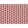 thumbnail image 1 of Ahgly Tapis Rectangulaire Lavable en Machine Intérieur Transitionnel Marron Rouge, 2 Pieds x 3 Pieds, 1 of 7