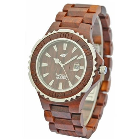Wood Mark ZS-W1000B Mens Victory Red Sandalwood Watch