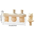 thumbnail image 3 of Hearth & Gear Silicone Homemade Ice 3 Cavity Homemade Maker With Transparent DIY Cute Animal Silicone Ice Easy Release Reusable For Summer Silicone Ice Tray Ice Tray for Freezer Soup Freezer Tray, 3 of 4